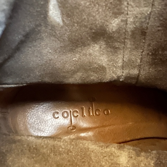 Anthropologie Coclico Riveted Suede Pull On Ankle Boots EU 40 - Picture 8 of 9